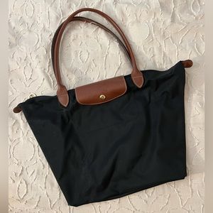 Black Le Pilage Longchamp Bag Large